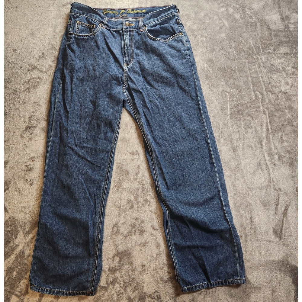 Tommy Bahama Jeans Mens 35x30 Blue Classic Mediim Wash Denim
